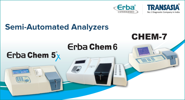 Biochemistry semiautomated analysers